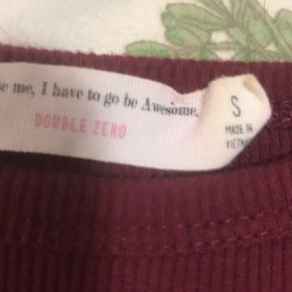 Maroon Fitted T Shirt Dress - Picture 2 of 3